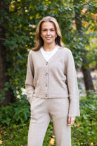 Cheddar Cardigan - Light Sand - Urban Pioneers